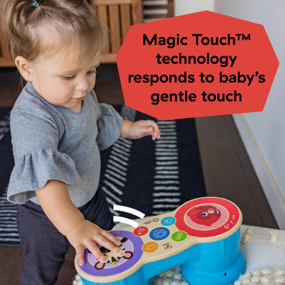 Baby Einstein and Hape Magic Touch Wooden Toy Piano, Montessori Musical Learning Toy for Babies and Toddlers 6mo+