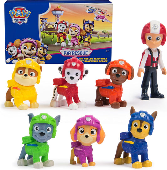 Paw Patrol: Air Rescue Toy Figures Gift Pack, with 7 Collectible Action Figures, Kids Toys for Boys & Girls Ages 3 and up