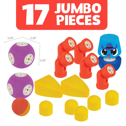Magnetic Foam Bath Building Blocks