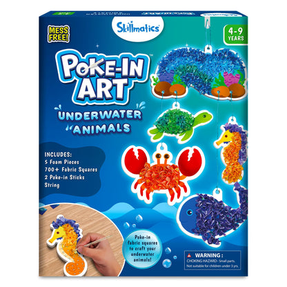 Skillmatics Poke-in Art - Magical Princesses, Mess-Free Fun for Kids, DIY Wood Craft Kits, Creative Activity, Gifts for Girls & Boys Ages 4, 5, 6, 7, 8, 9