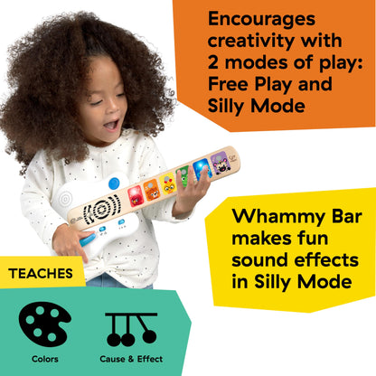 Baby Einstein and Hape Magic Touch Wooden Toy Piano, Montessori Musical Learning Toy for Babies and Toddlers 6mo+