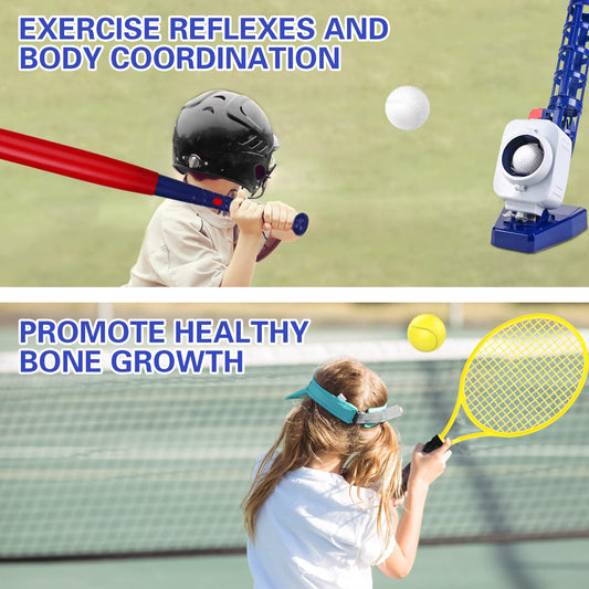2 in 1 RC Baseball Tennis Pitcher