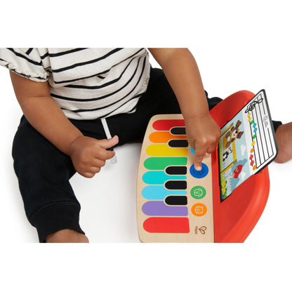 Baby Einstein and Hape Magic Touch Wooden Toy Piano, Montessori Musical Learning Toy for Babies and Toddlers 6mo+