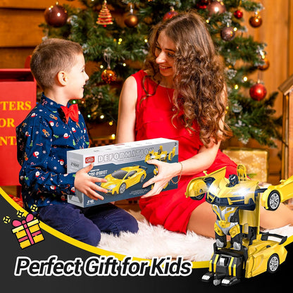 Transform Robot RC Cars with Cool LED Headlights