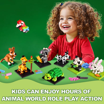 Mini Animals Building Blocks Sets