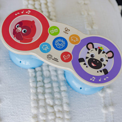 Baby Einstein and Hape Magic Touch Wooden Toy Piano, Montessori Musical Learning Toy for Babies and Toddlers 6mo+