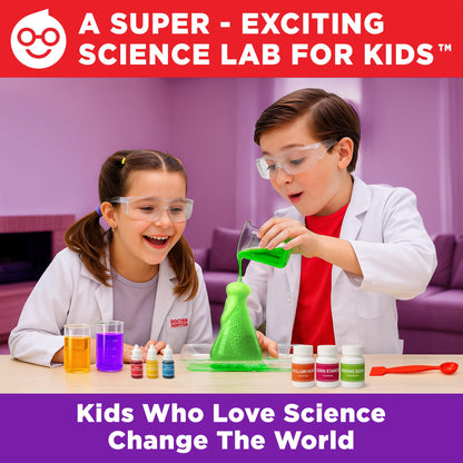 Doctor Jupiter My First Science Kit for Kids Ages 4-5-6-7-8| Birthday Gift Ideas for 4-8-12 Year Old Boys & Girls| Toy Stem Kit with 100+ Experiments| Learning & Educational, Summer Activities