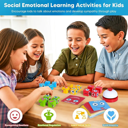 Feelings Cube Game for Kids Social Emotional Learning