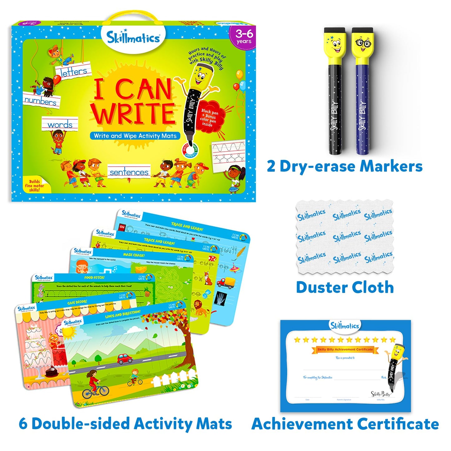 Skillmatics Search and Find Disney Princess Educational Game - Reusable Preschool Learning Activities, Perfect for Toddlers & Kids Who Love Toys, Art & Crafts, Gifts for Boys & Girls Ages 3, 4, 5, 6