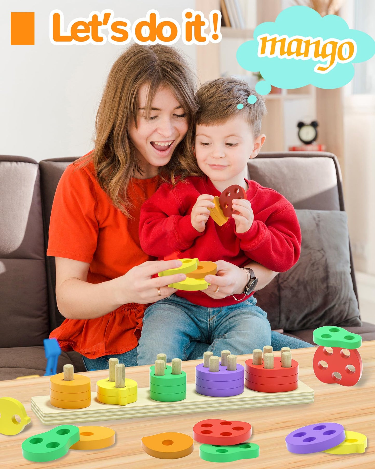 Montessori Toys for 1 2 3 Year Old Boy Girl