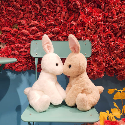 Beige Cream Bunny Rabbit Stuffed Animals Plush Toys for Kids Girls Boys Baby Birthday Bedtime Gift,17.7 inches