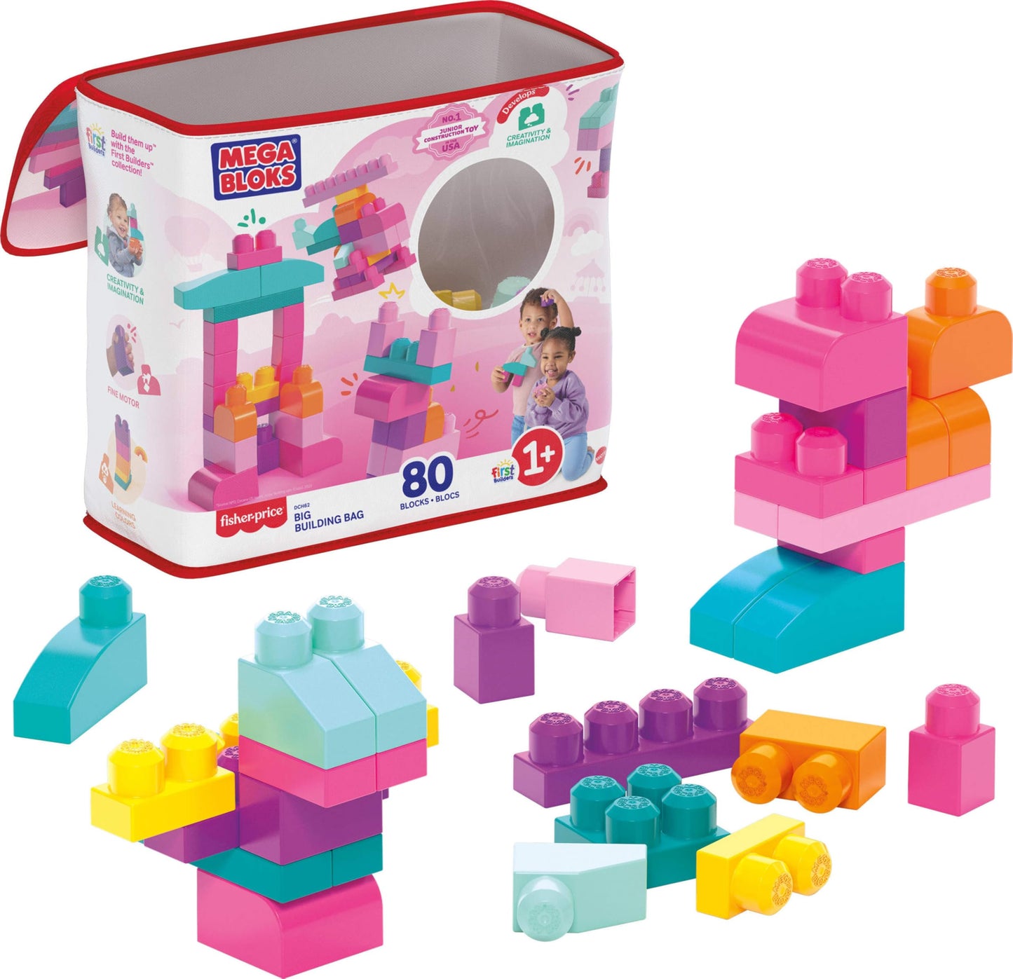 MEGA BLOKS First Builders Toddler Blocks Toys Set