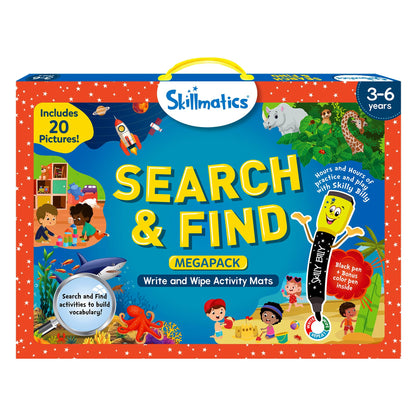 Skillmatics Search and Find Disney Princess Educational Game - Reusable Preschool Learning Activities, Perfect for Toddlers & Kids Who Love Toys, Art & Crafts, Gifts for Boys & Girls Ages 3, 4, 5, 6