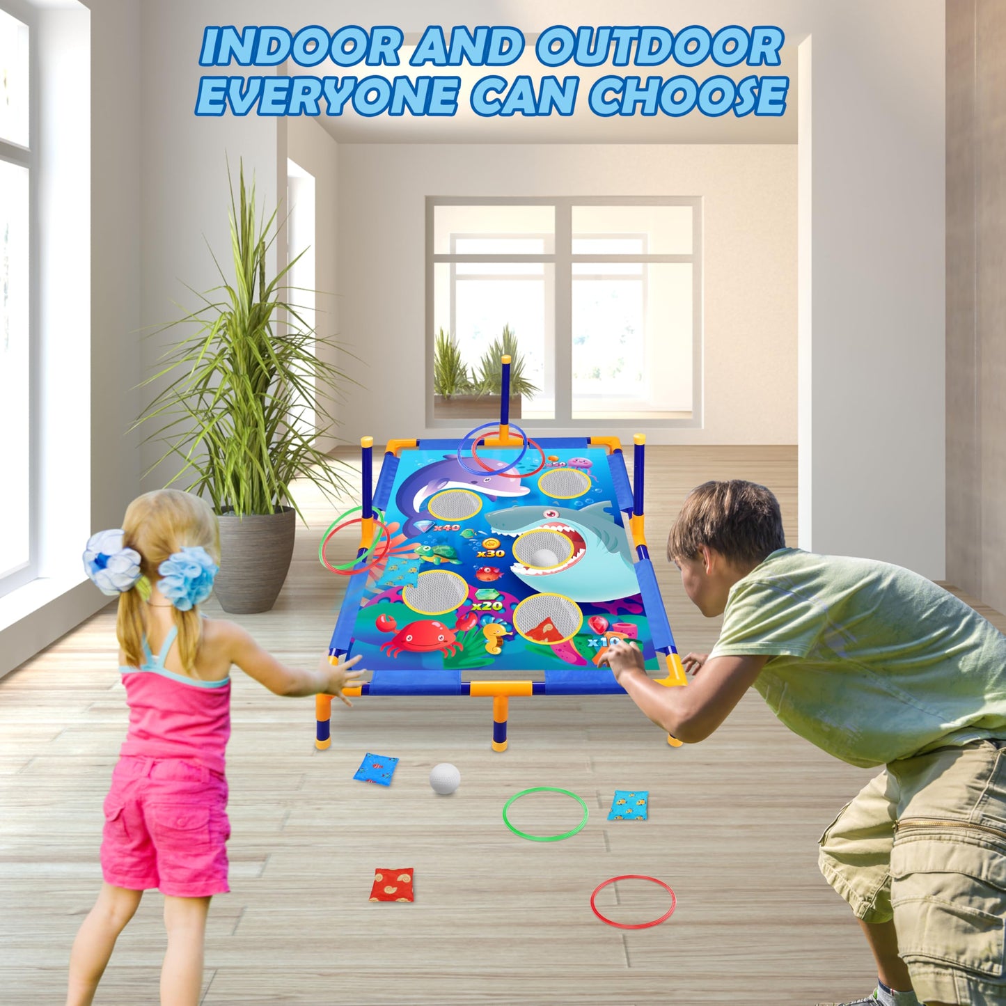 Animal Bean Bag Toss Game Toys