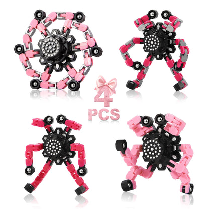 Transformable Fidget Spinners Set