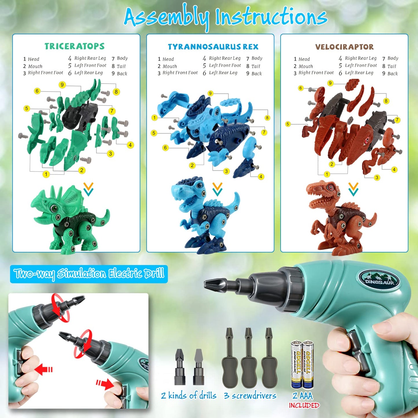 Dinosaur STEM Toys for Kids