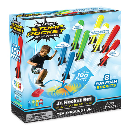 Stomp Rocket Jr Multi-Color Rocket Launcher for Kids
