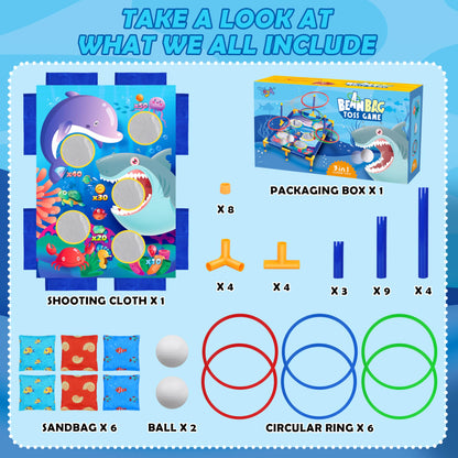 Animal Bean Bag Toss Game Toys