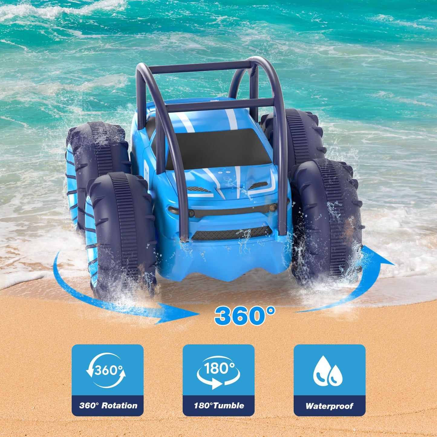 MaxTronic Amphibious Remote Control Car