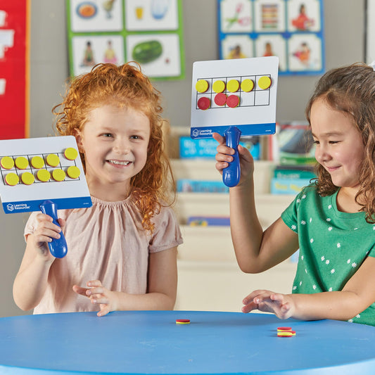 Learning Resources Connecting Ten-Frame Trays, 165 Pieces