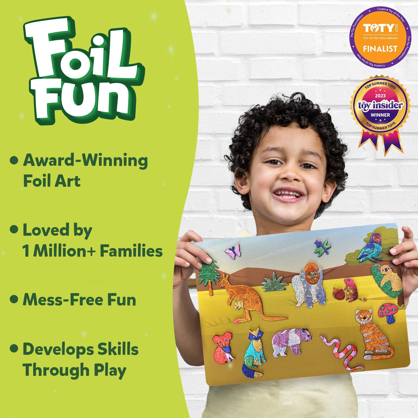 Skillmatics Foil Fun - Unicorns & Princesses, No Mess Art for Kids, Craft Kits & Supplies, DIY Creative Activity, Travel Toys, Gifts for Ages 4, 5, 6, 7, 8, 9