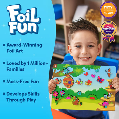 Skillmatics Foil Fun - Unicorns & Princesses, No Mess Art for Kids, Craft Kits & Supplies, DIY Creative Activity, Travel Toys, Gifts for Ages 4, 5, 6, 7, 8, 9