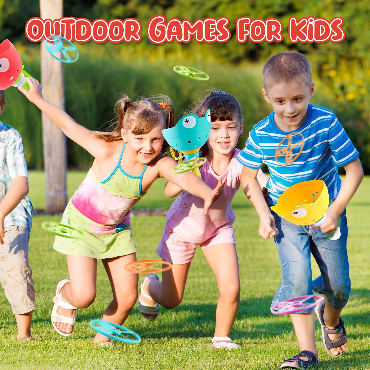 Outside Toys for Kids Ages 4-8 - Manual Capture Catching Game