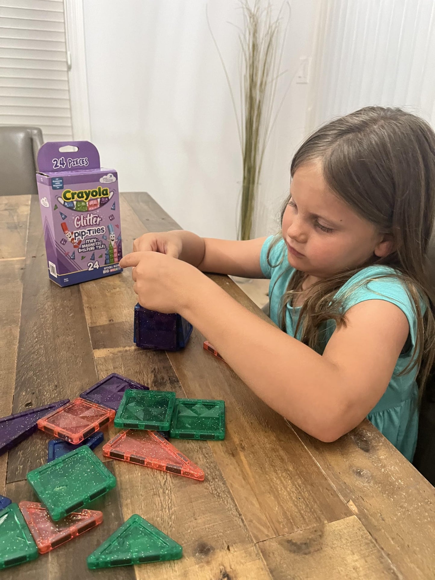 Crayola Mini Magnetic PIP-Tiles, Bold Colors