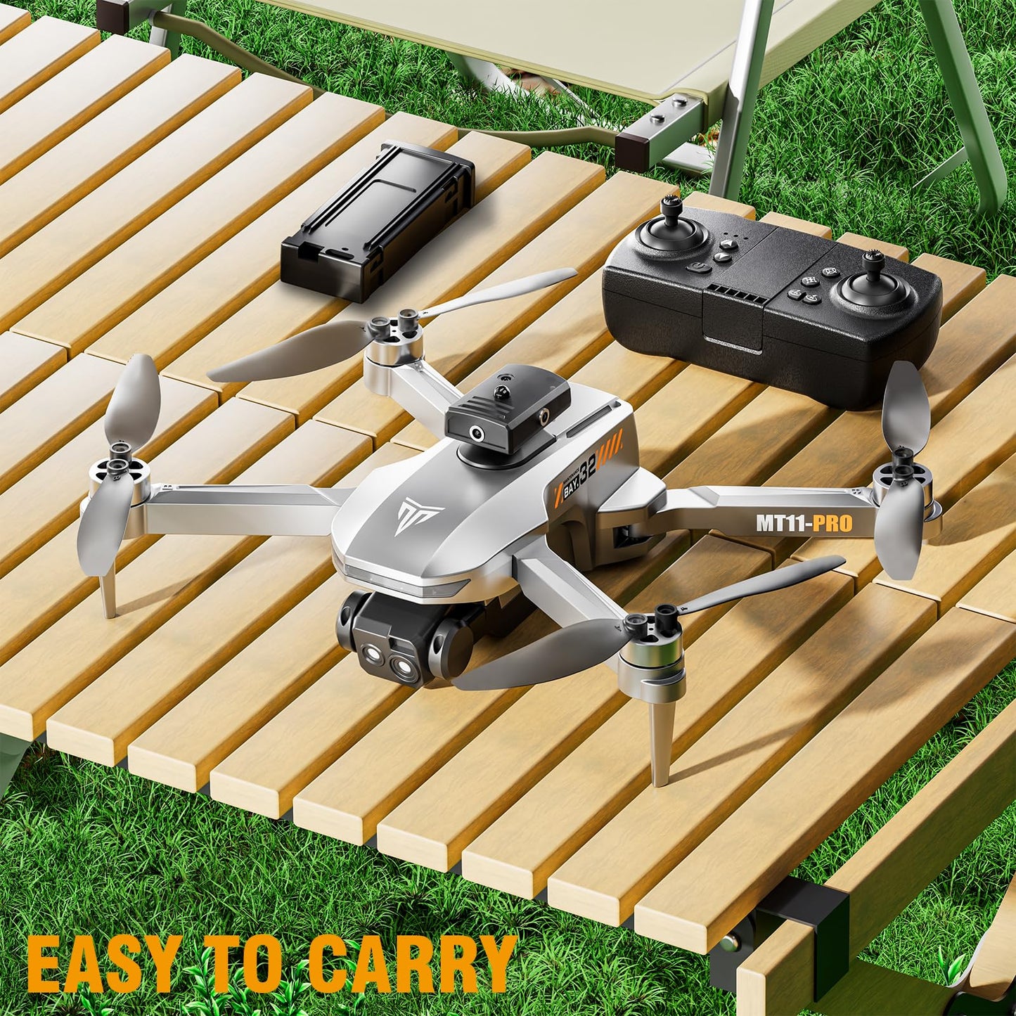 Brushless Motor Drone,90° Adjustable 4K