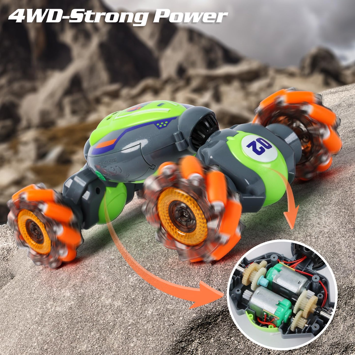 Gesture Sensing RC Stunt Car | Birthday gift for kids