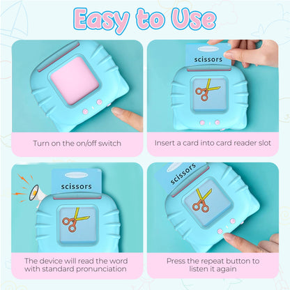 Toddler Toys Sight Words Talking Flash Cards for Ages 2 3 4 Boys and Girls, Autism Sensory Toy for Autistic Children, Learning Educational Montessori Speech Therapy Toys 224 Sight Words