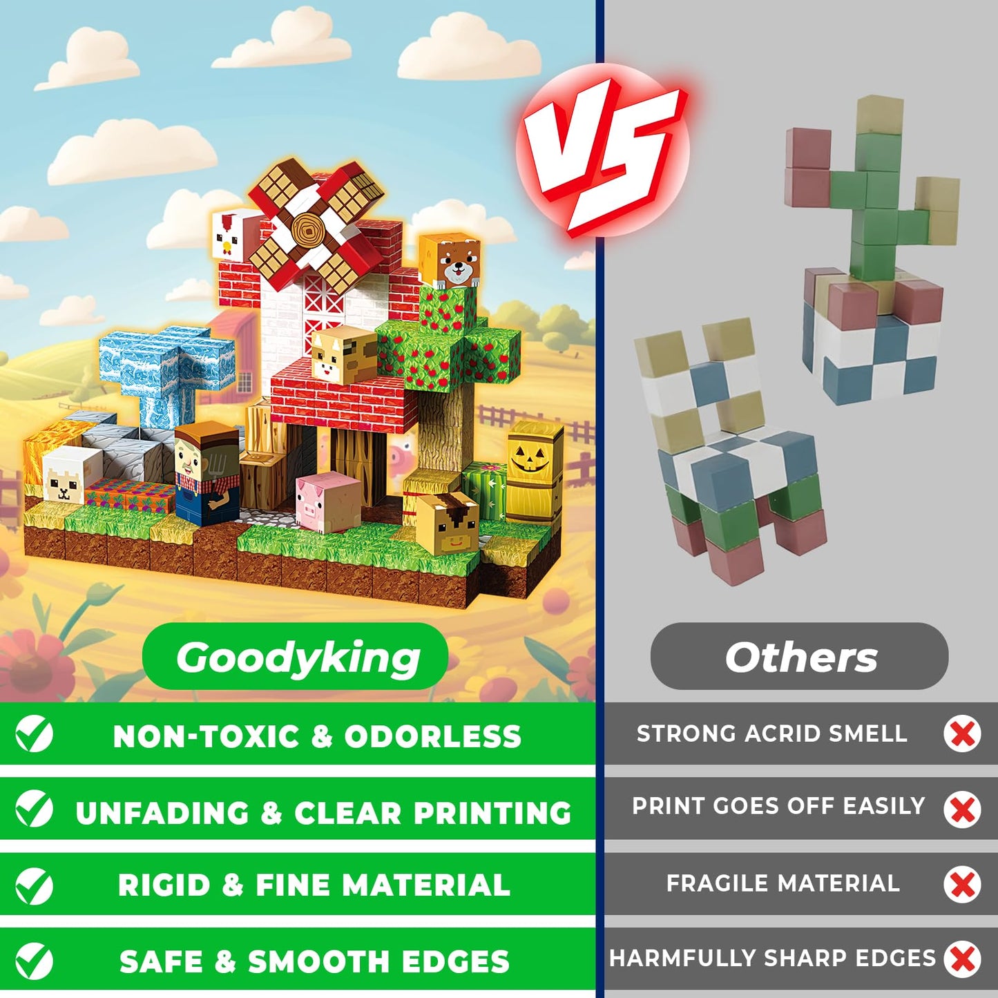 Goody King Magnetic Building Blocks