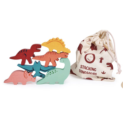Happy Stacking Safari - 7pc Wooden Stacking Toy