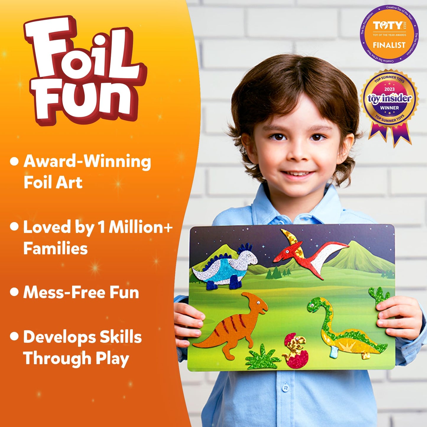 Skillmatics Foil Fun - Unicorns & Princesses, No Mess Art for Kids, Craft Kits & Supplies, DIY Creative Activity, Travel Toys, Gifts for Ages 4, 5, 6, 7, 8, 9