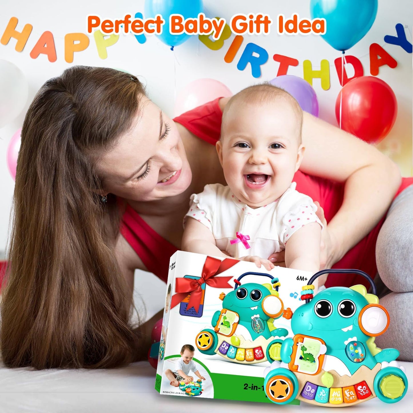 Baby Piano Toy 6 to 12 Months Light Up Music Baby Toys for 0 6 9 12 18 Months Early Learning Educational Piano Keyboard Infant Babies Girl Toy 1 Year Old Boy Girls Gift