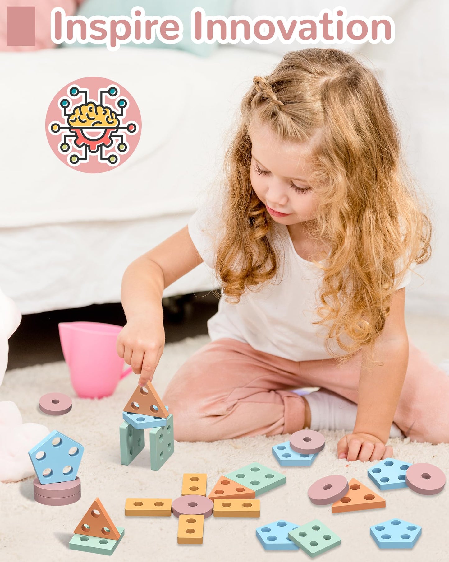 Montessori Toys for 1 2 3 Year Old Boy Girl
