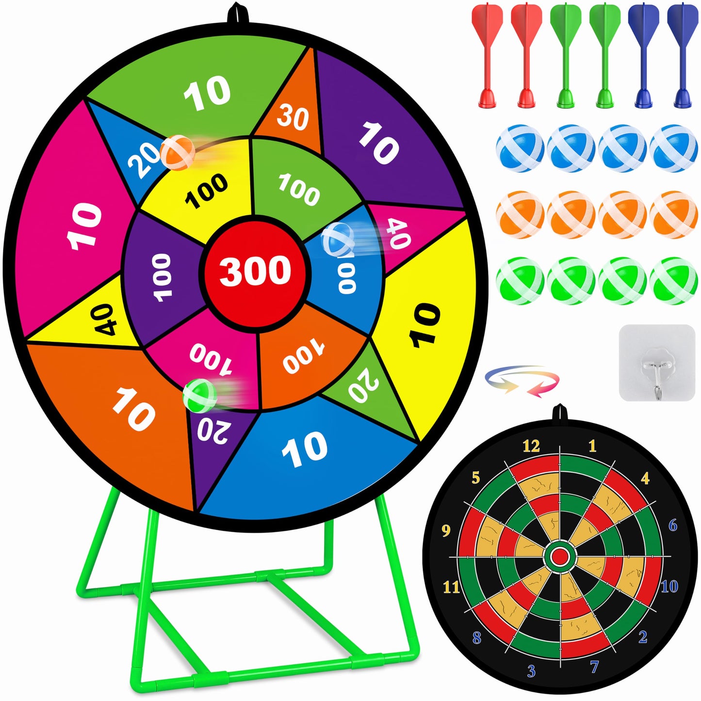 Large Dart Board for Kids