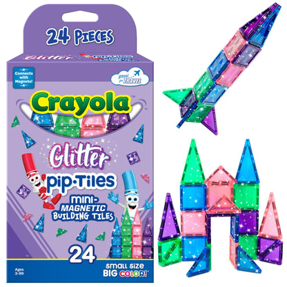 Crayola Mini Magnetic PIP-Tiles, Bold Colors