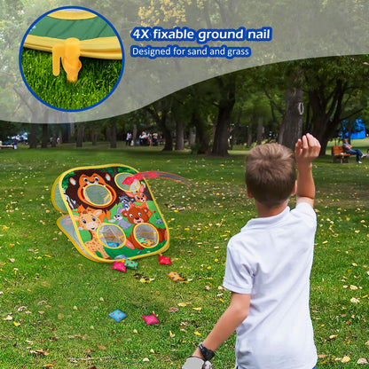 Animal Bean Bag Toss Game Toys
