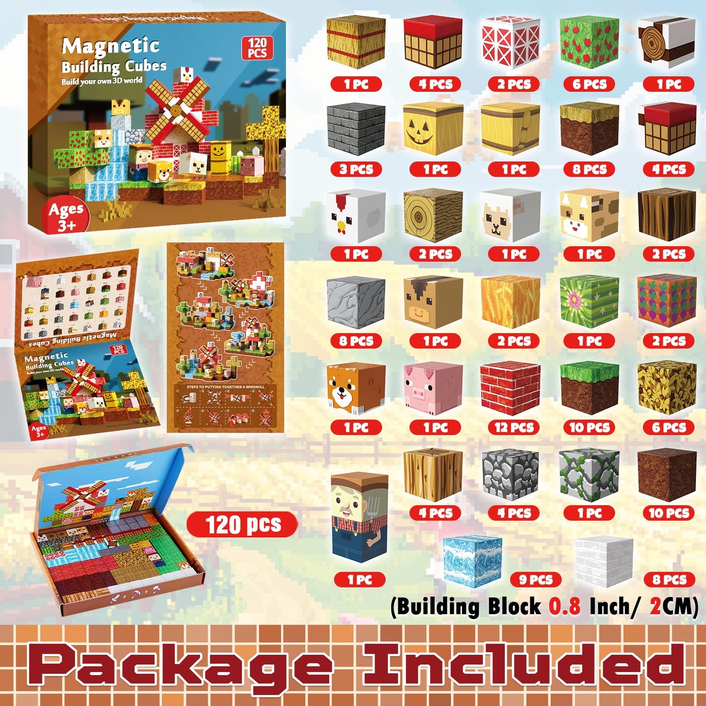 Goody King Magnetic Building Blocks