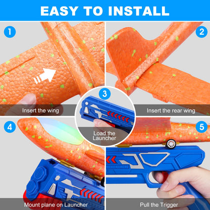 3 Pack Airplane Launcher Toys,