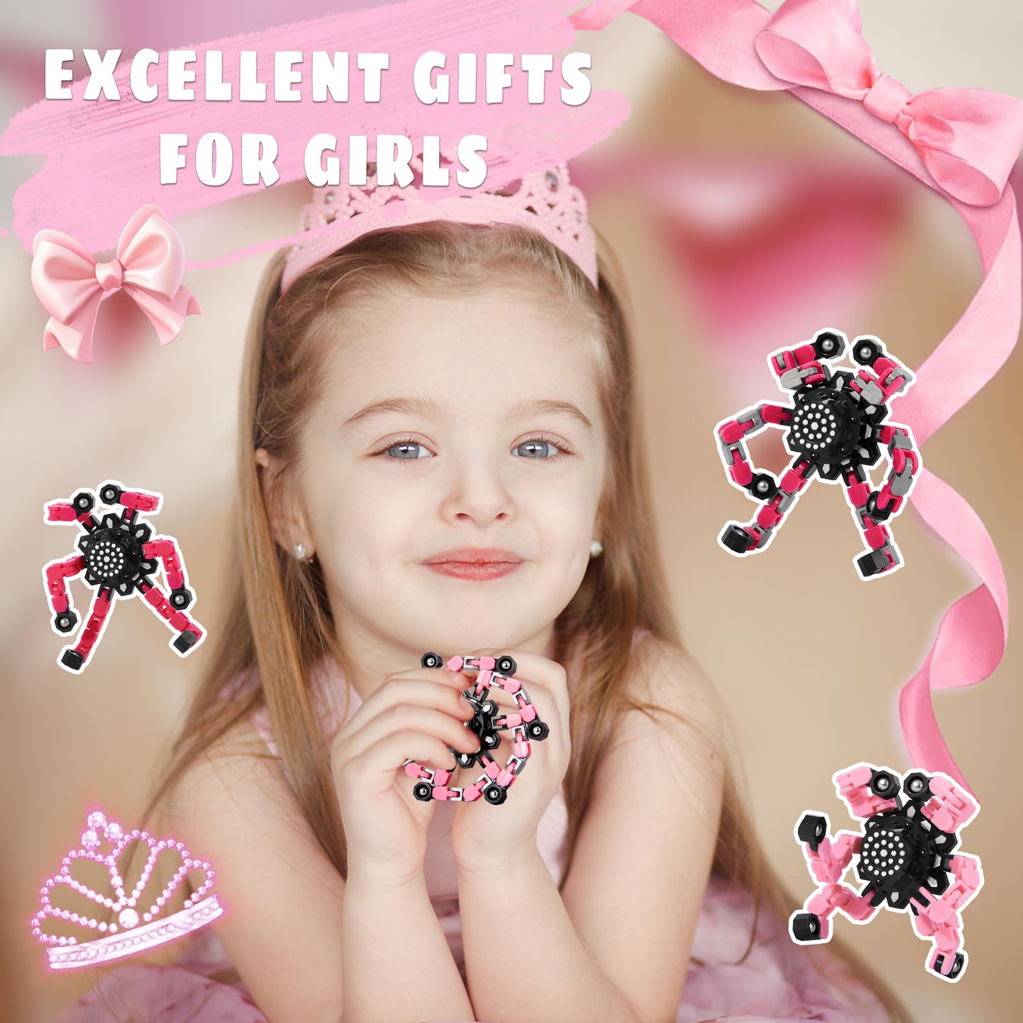 Transformable Fidget Spinners Set