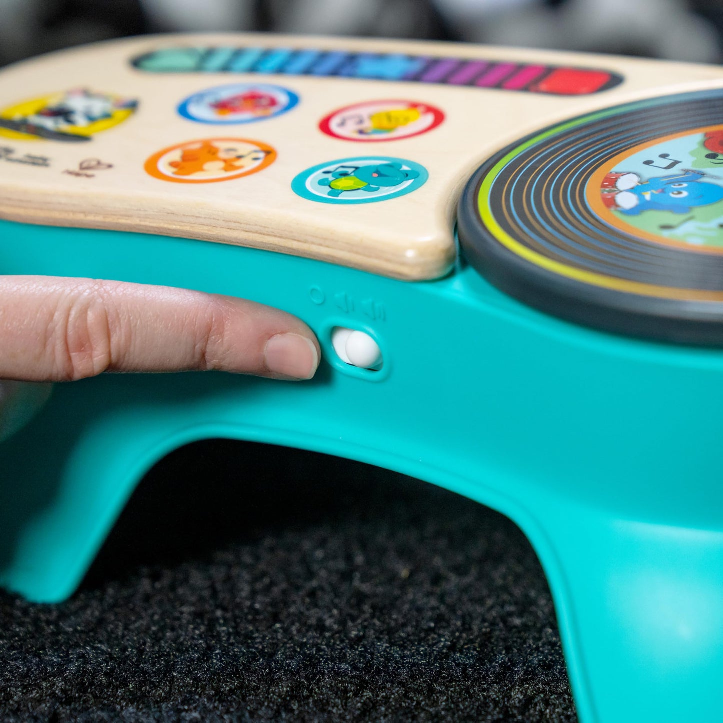 Baby Einstein and Hape Magic Touch Wooden Toy Piano, Montessori Musical Learning Toy for Babies and Toddlers 6mo+