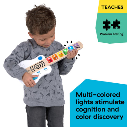 Baby Einstein and Hape Magic Touch Wooden Toy Piano, Montessori Musical Learning Toy for Babies and Toddlers 6mo+