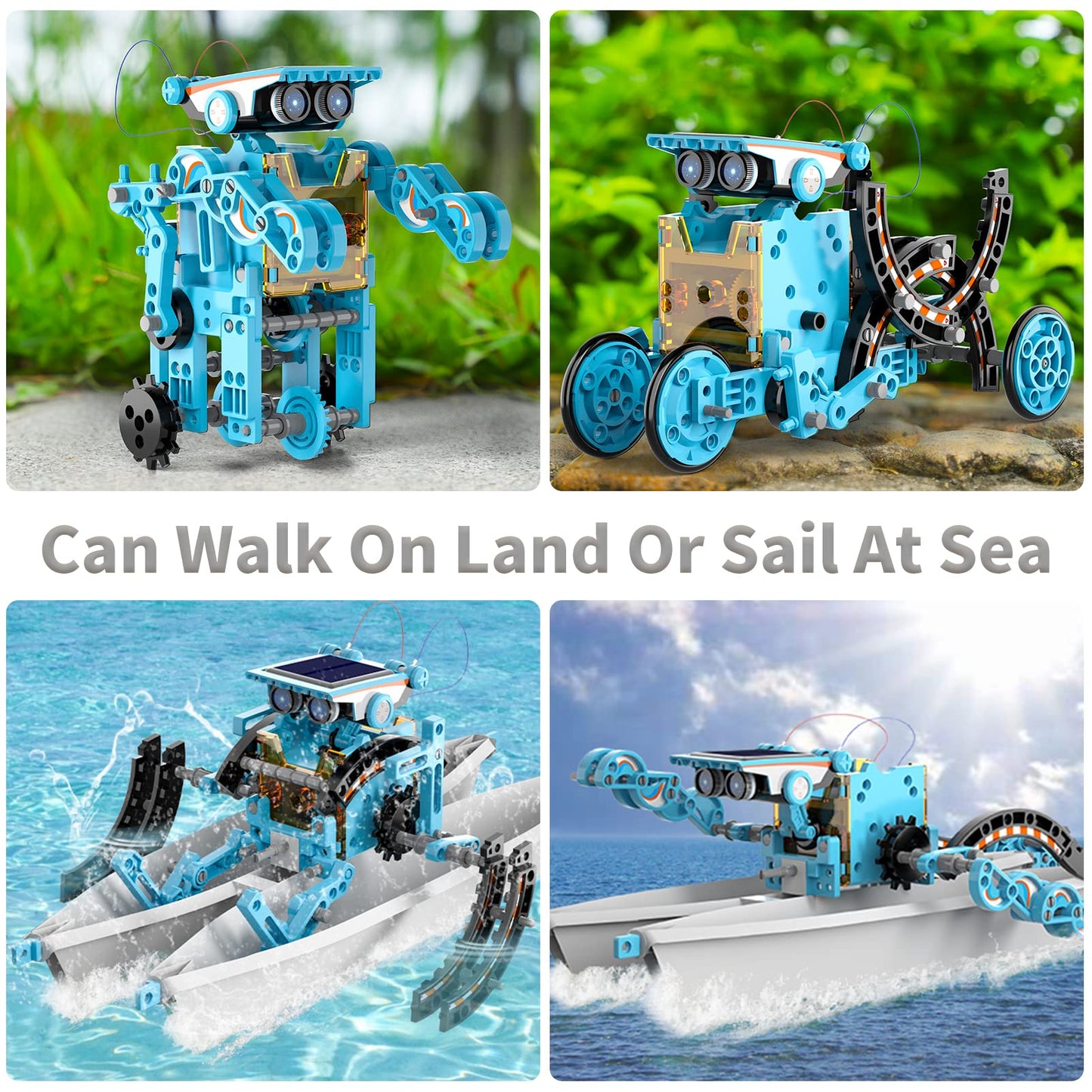 STEM Solar Robot Kit Toys Gifts f