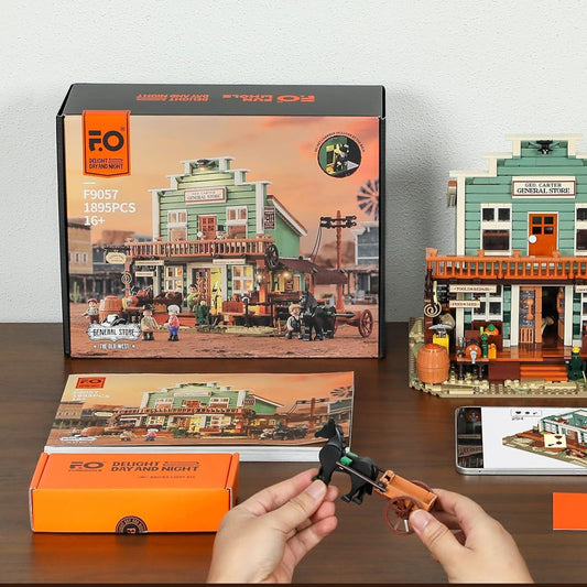 Western General Store Lighting Building-Bricks Set