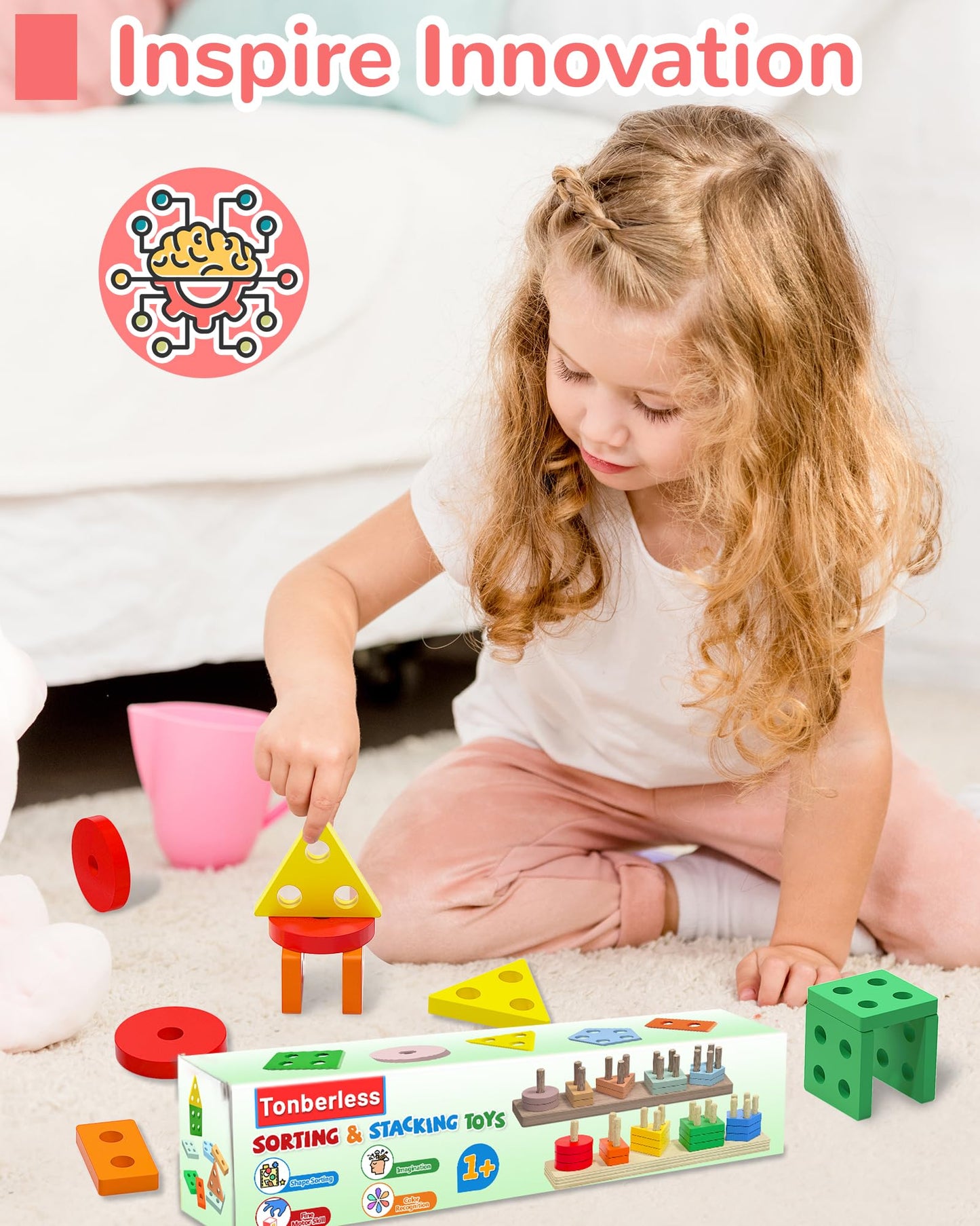 Montessori Toys for 1 2 3 Year Old Boy Girl