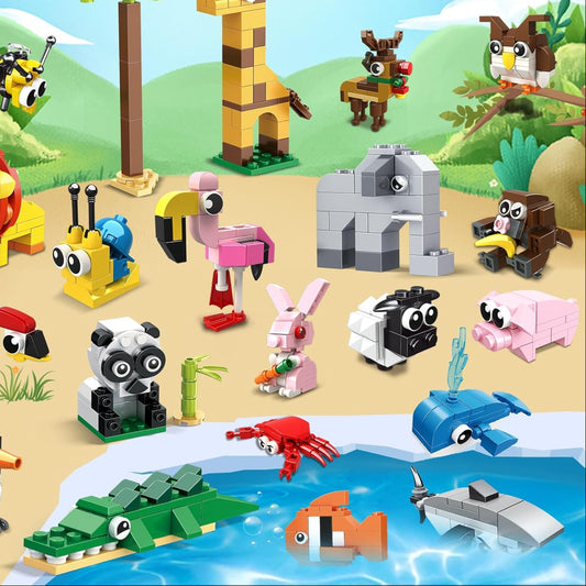 20 Pack Animals Building Blocks Toy for Easter