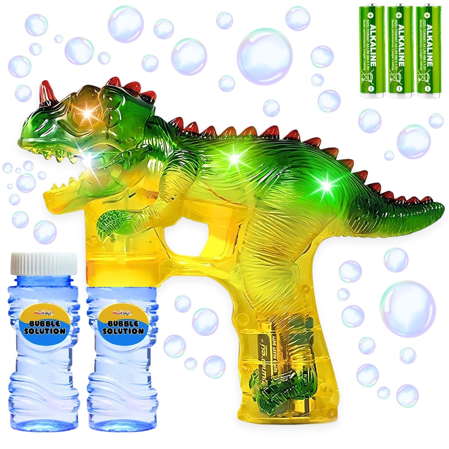 Upgraded Dinosaur Bubble Blower Gun