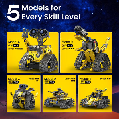 Robot Building Kit with Remote Control